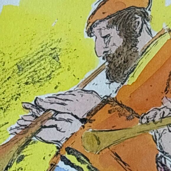 Ira Moskowitz signed #d 220/400 framed lithograph art jewish - Picture 5 of 7